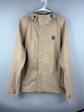 Dutch Bros Men’s Full Zip Hooded Rain Jacket